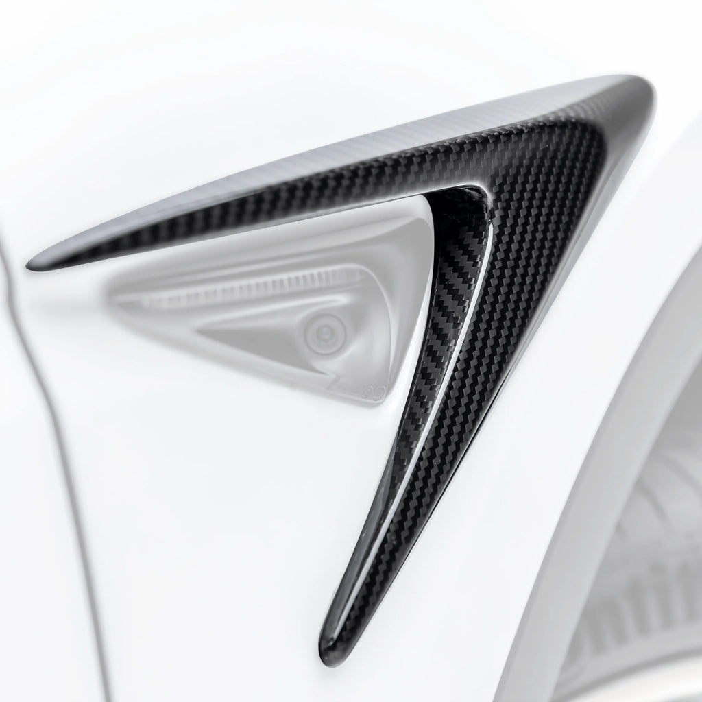 Vorsteiner Aero Add-On Fender Vents Carbon Fiber PP 2x2 Glossy for Tesla Model Y