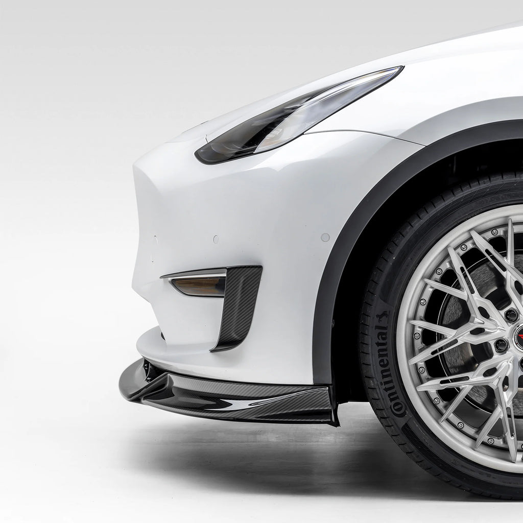 Vorsteiner Aero Front Spoiler Carbon Fiber PP 2x2 Glossy for Tesla Model Y