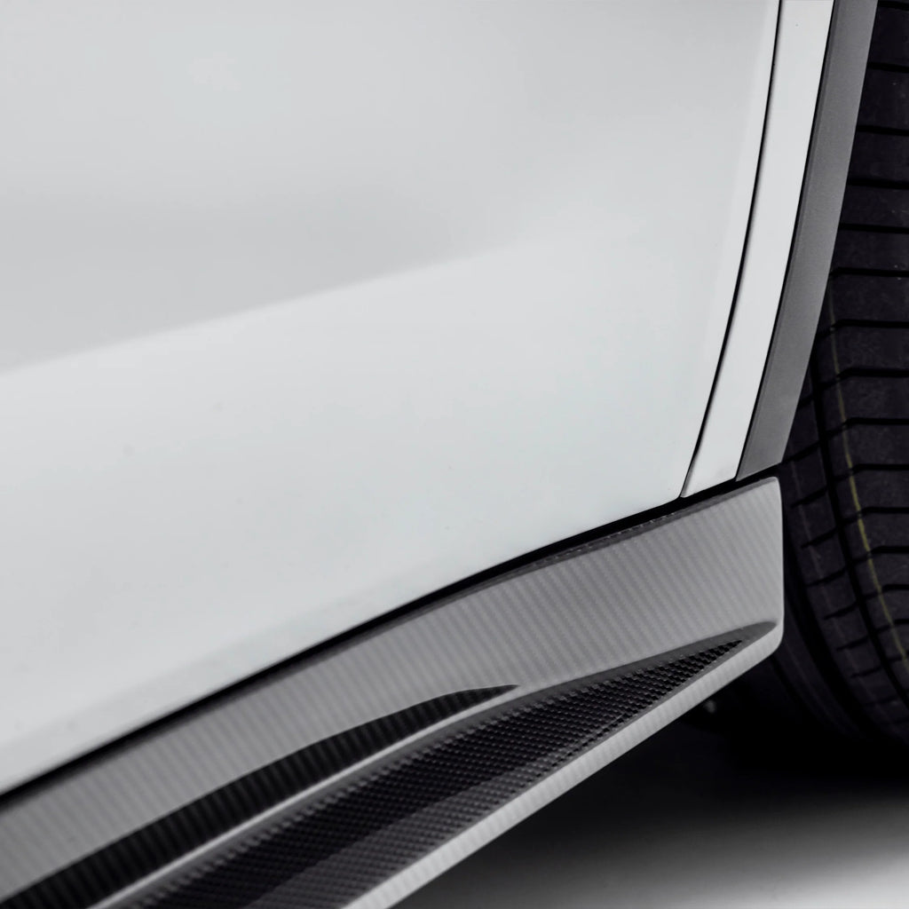 Vorsteiner Aero Side Skirts Carbon Fiber PP 2x2 Glossy for Tesla Model Y