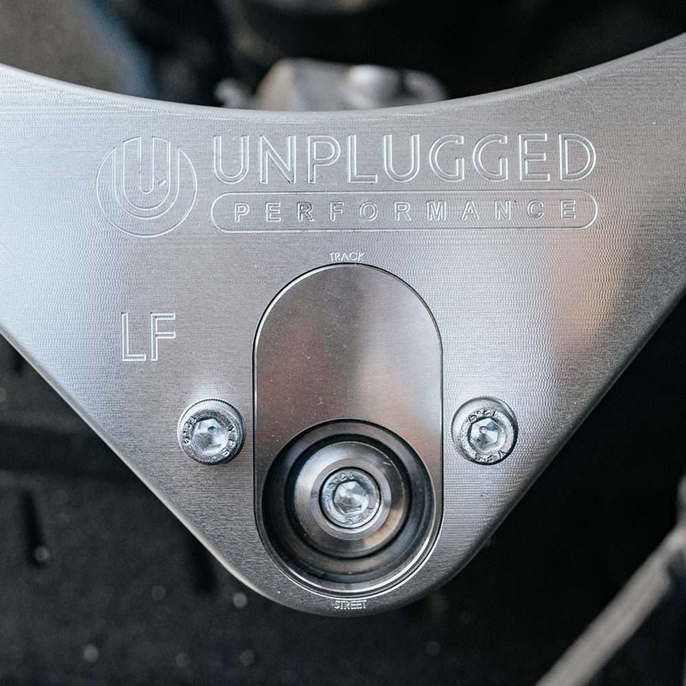 Unplugged Performance Billet Adjustable Front Upper Control Arm Set Ultimate Edition for Tesla Model S and Plaid 2021+