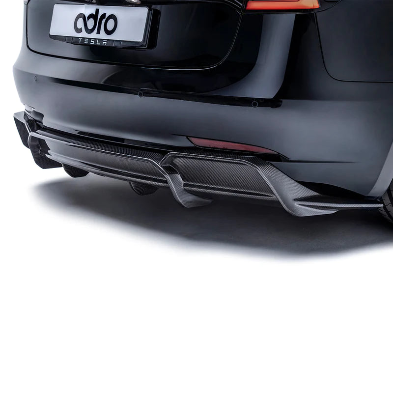 ADRO Carbon Fiber Rear Diffuser V2 for Tesla Model 3