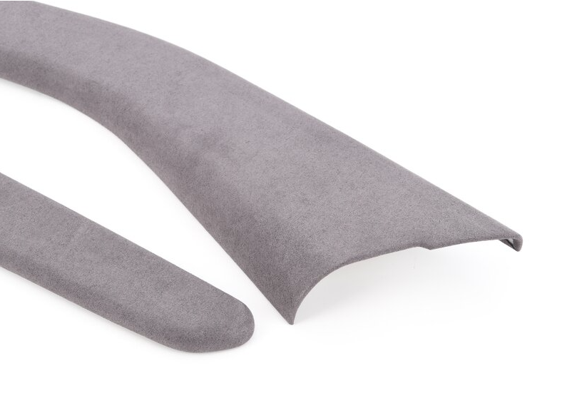 EVANNEX Light Gray Alcantara Center Console Side Panel Covers for EVANNEX Light Gray Alcantara Center Console Side Panel Covers for