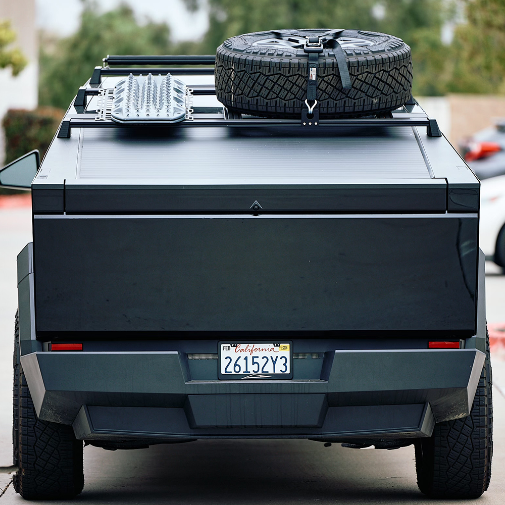 TESLA Cybertruck 24+ Heavy Duty Billet Aluminum Cross Bar - Matte Black