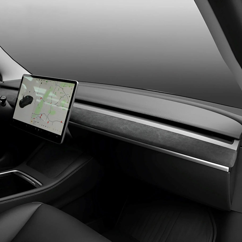 Alcantara Dashboard Cover for Tesla Model 3 2017-2020