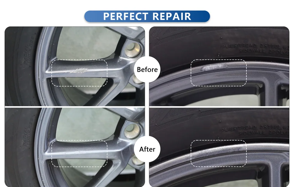Alloy Wheel Repair Pen Touch Up Kit Car Rim Scratch Repair Kit
