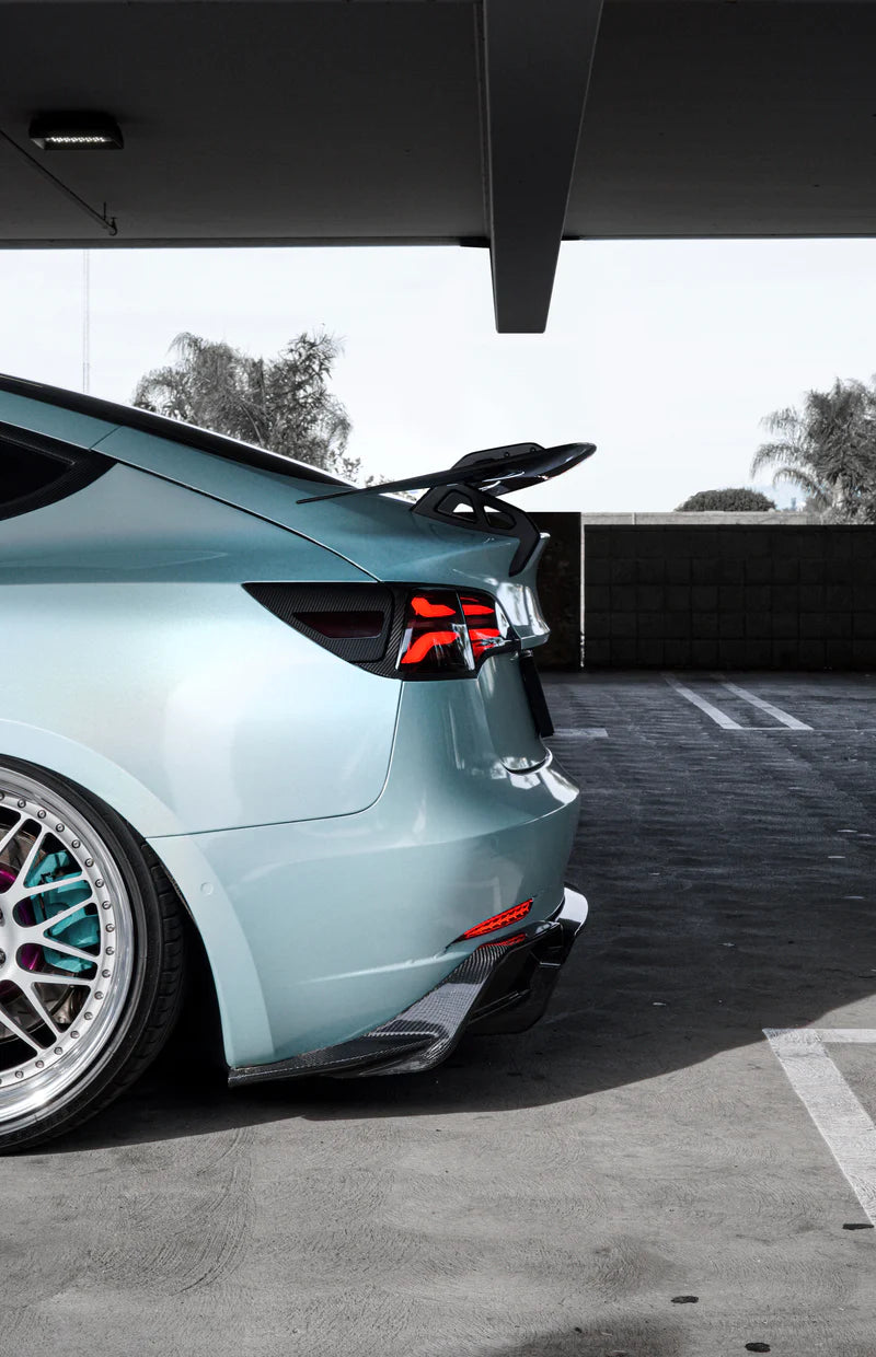 ADRO Carbon Fiber Swan Neck Wing AT-S for Tesla Model 3 – EVANNEX ...