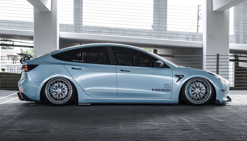 ADRO Carbon Fiber Swan Neck Wing AT-S for Tesla Model 3 – EVANNEX ...