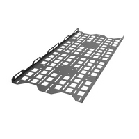 Tesla Cybertruck 24+ MOLLE Mounting plate - Stainless Steel, Matte Black w/ folded edges