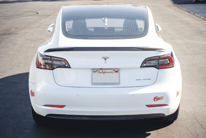 HighPro Carbon Fiber Trunk Spoiler for Tesla Model 3