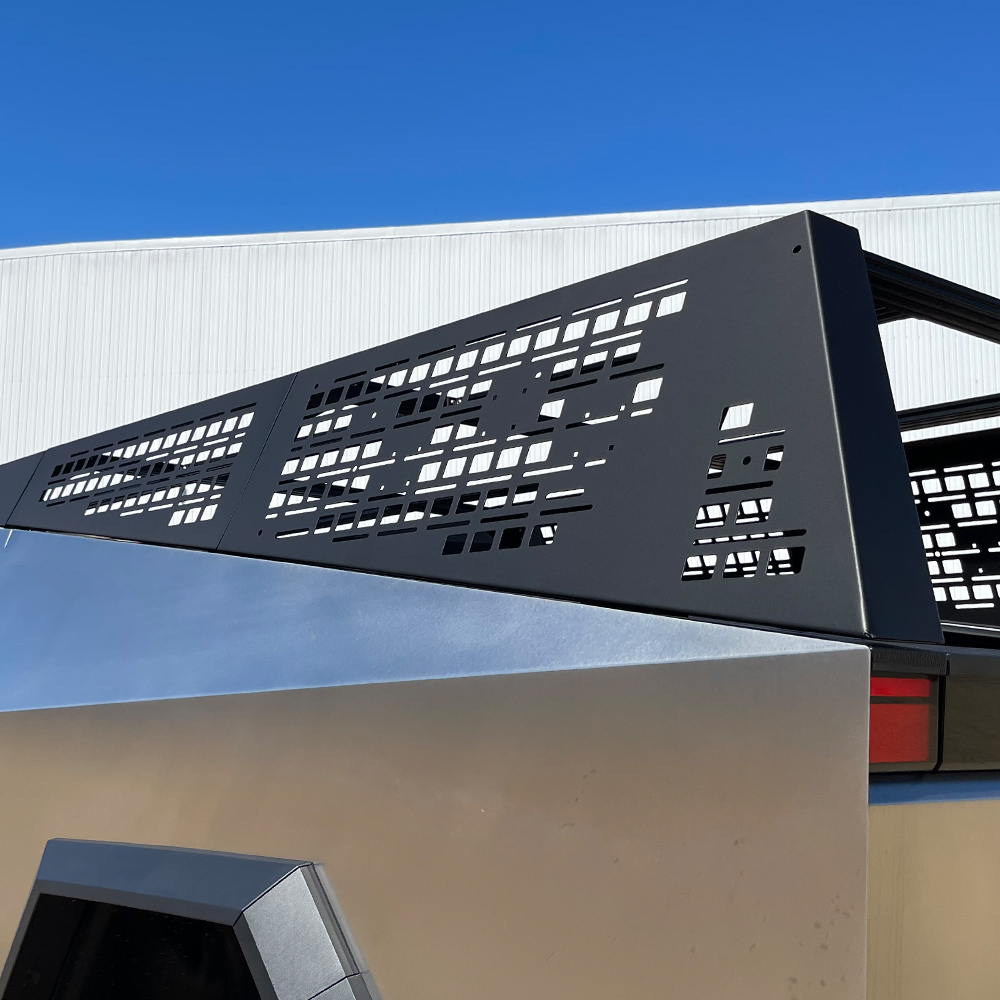 CyberTruckCo TESLA Cybertruck 24+ MOLLE Rack - Stainless Steel ...