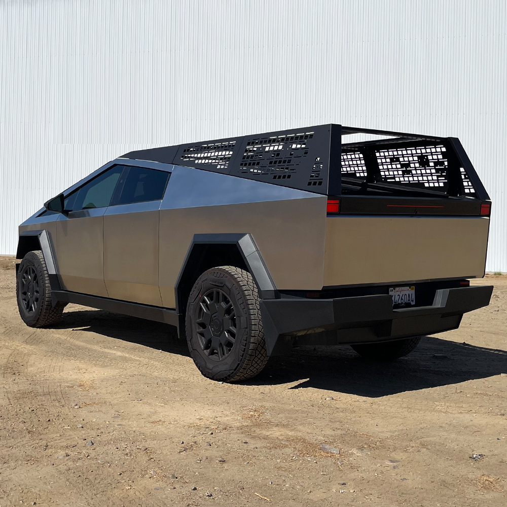 CyberTruckCo TESLA Cybertruck 24+ MOLLE Rack - Stainless Steel ...
