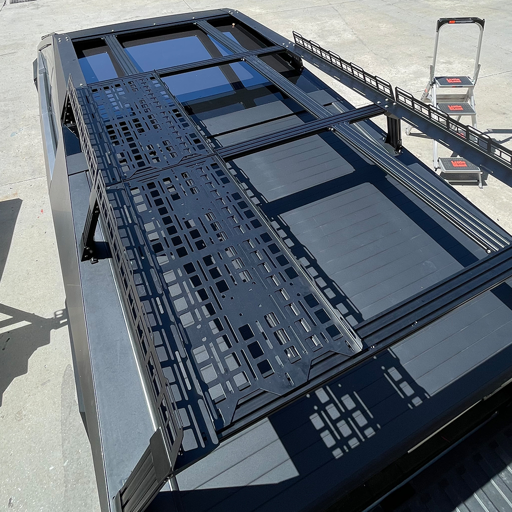 Hd Contractor Rack CyberTruckCo TESLA Cybertruck 24+ CONTRACTOR Rack w/ Top Edges and ...