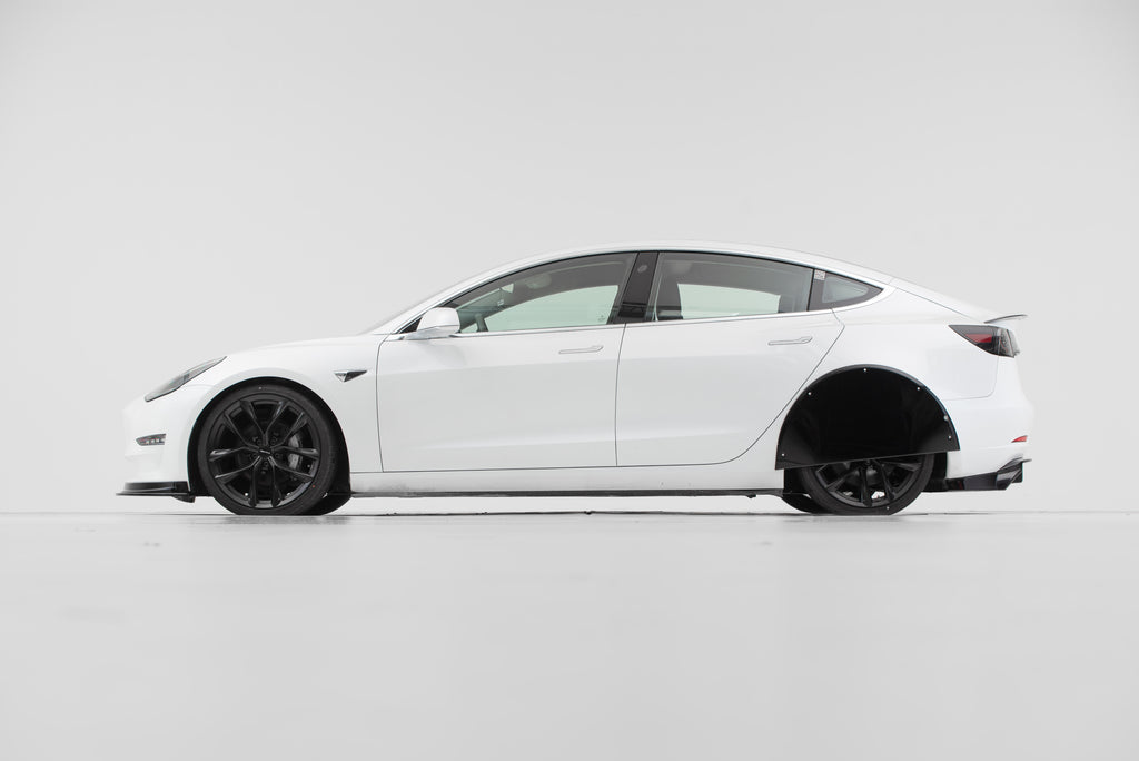 EVANNEX Rear Fender Skirts for Tesla Model 3