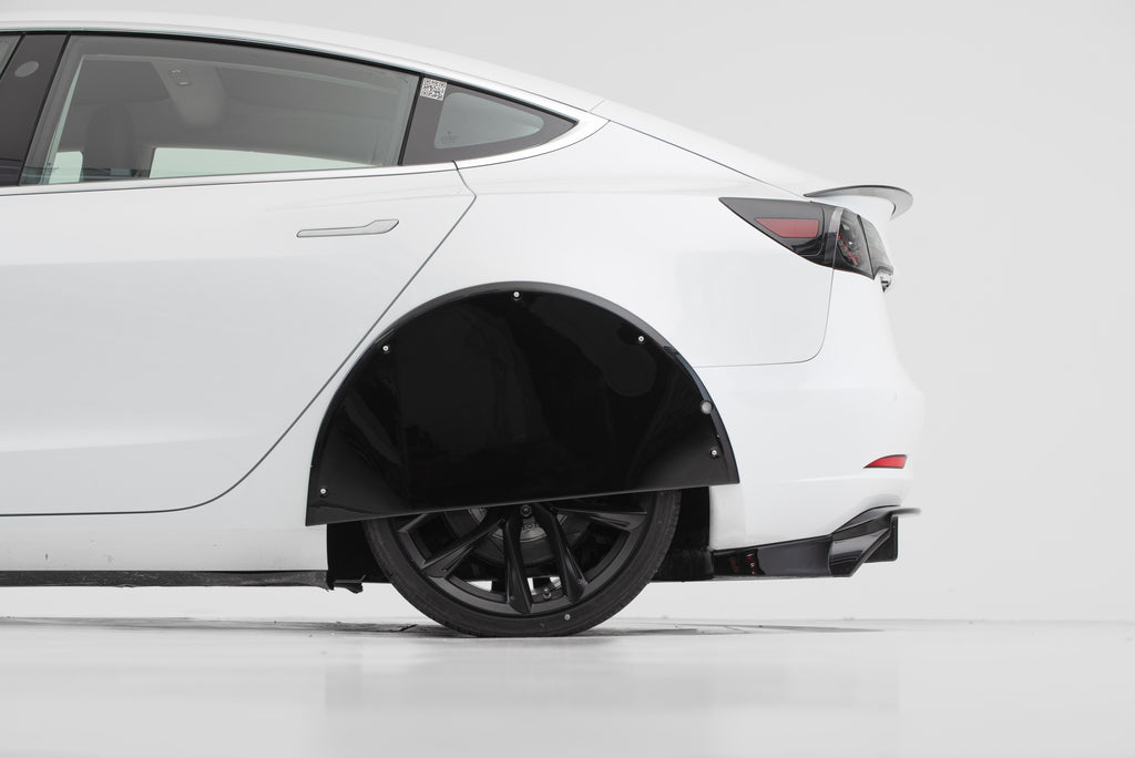 EVANNEX Rear Fender Skirts for Tesla Model 3