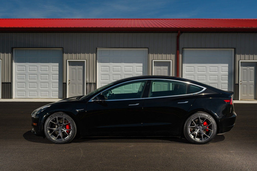 Dinan Hyper Kinetic Tesla Wheel Set in Anthracite | EVANNEX Aftermarket ...