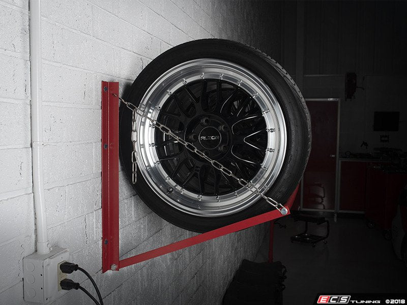 Wall-Mounted Wheel & Tire Storage Rack for Tesla Owners