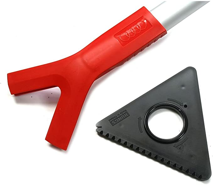 EVANNEX Long Reach Ice Scraper With Swivel Head Snow Brush for EV Owners