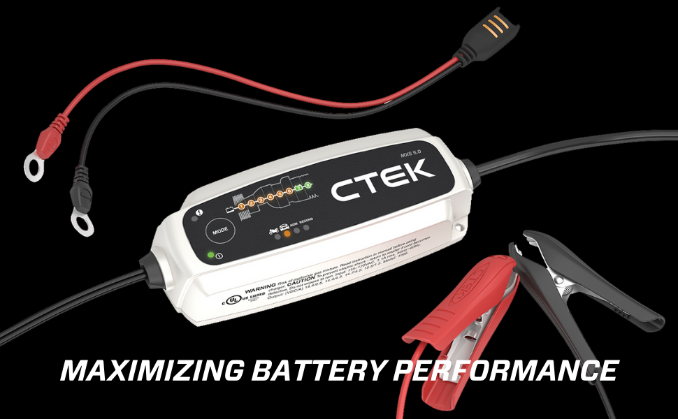 CTEK Battery Charger - MXS 5.0 4.3 Amp 12 Volt for EV Owners – EVANNEX  Aftermarket Tesla Accessories
