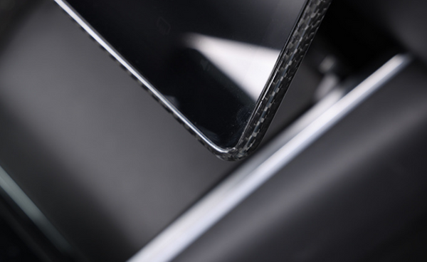 EVANNEX Carbon Fiber Dashboard Screen Cover for Tesla Model 3 and Model Y