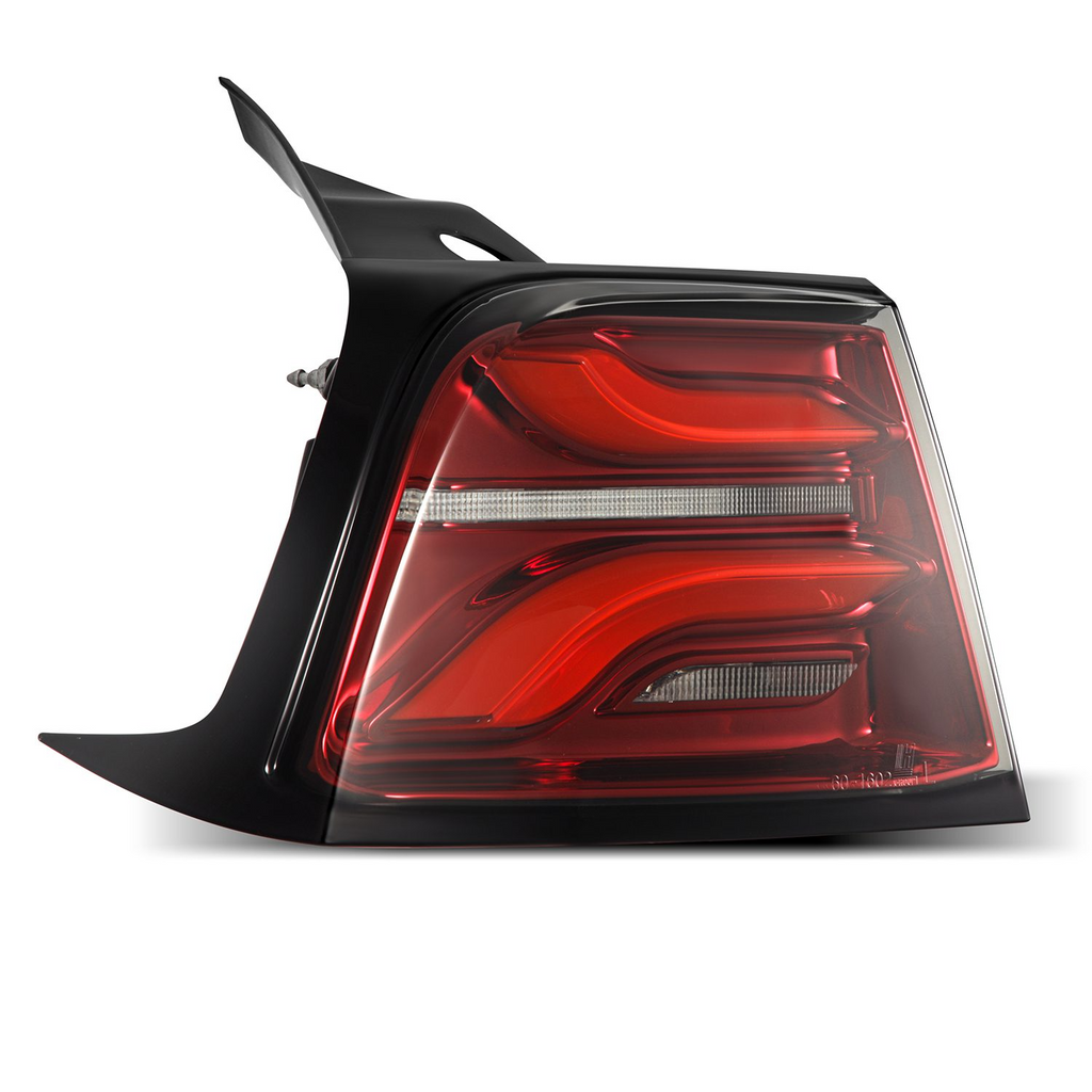 AlphaRex PRO-Series LED Tail Lights Red Smoke For 20-22 Tesla Model Y Owners (With Stock Amber Turn Signal)