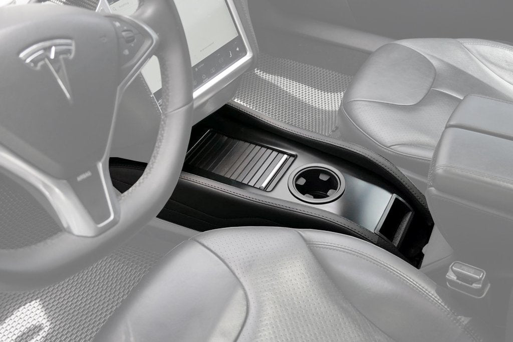 Centre Console Insert Tesla Model S Integrated Center Console Insert & Organizer – EVANNEX ...