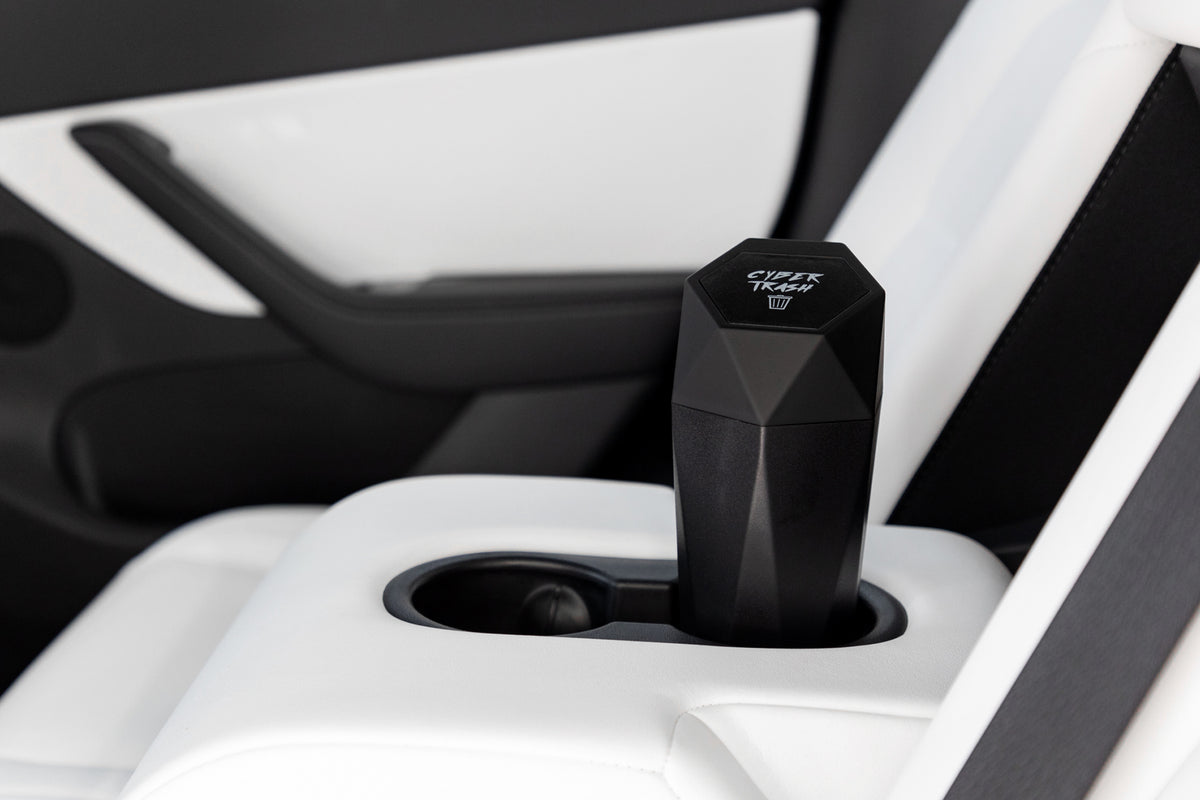 Mini Trash Can for Tesla Car Cup Holder - Trashcan for Model Y, 3, S & X –  EVANNEX Aftermarket Tesla Accessories