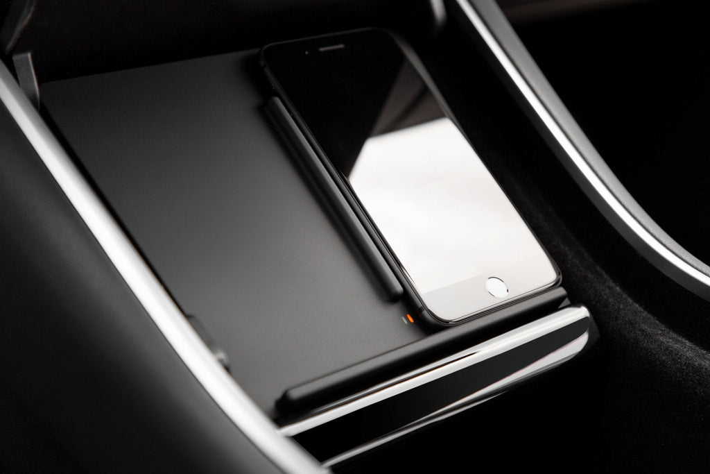 Dual Qi Wireless Charging Pad for Tesla Model 3