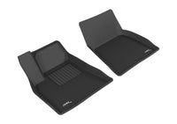 3D MAXpider 2012-2014 Tesla Model S Kagu Floor Mats - Black