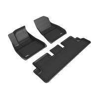 3D MAXpider 2018-2023 Tesla Model 3 Kagu Floor Mats - Black