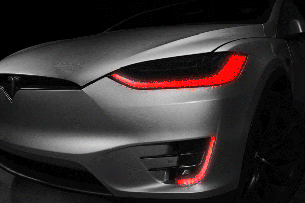 Oracle Tesla Model X Dynamic Colorshift Headlight Fog Light DRL