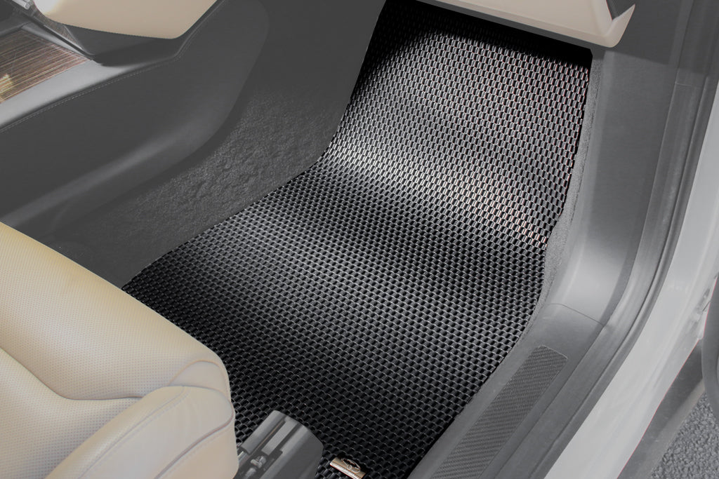 Tesla Model X Floor Mats for 5 Seater - All Weather Aftermarket Car Mat –  EVANNEX Aftermarket Tesla Accessories