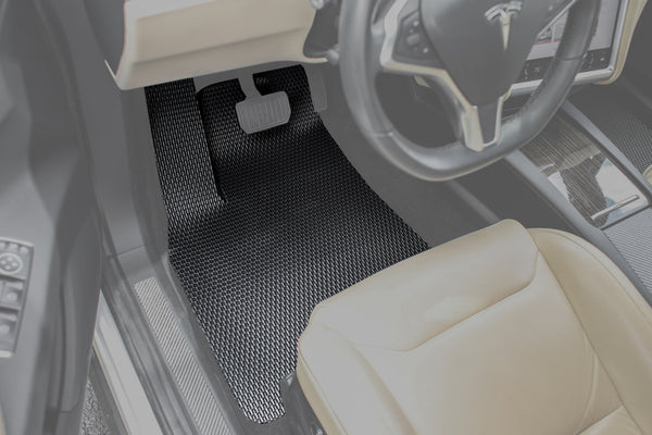 EVANNEX All-Weather Floor Mats for Tesla Model X (7 Seater)