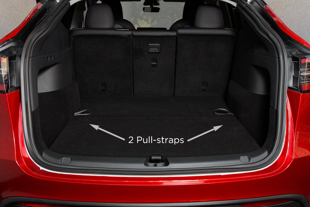 Trunk Pull-Strap for Hidden Storage Space for Tesla Model Y