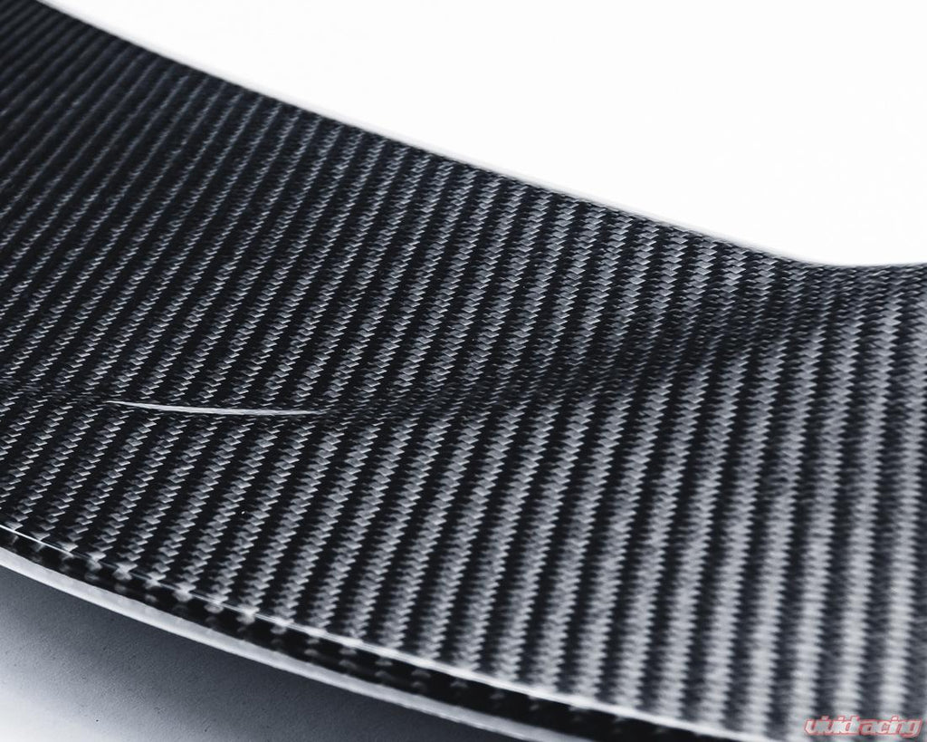 VR Aero Gloss Carbon Fiber Trunk Spoiler Tesla Model 3 2018+