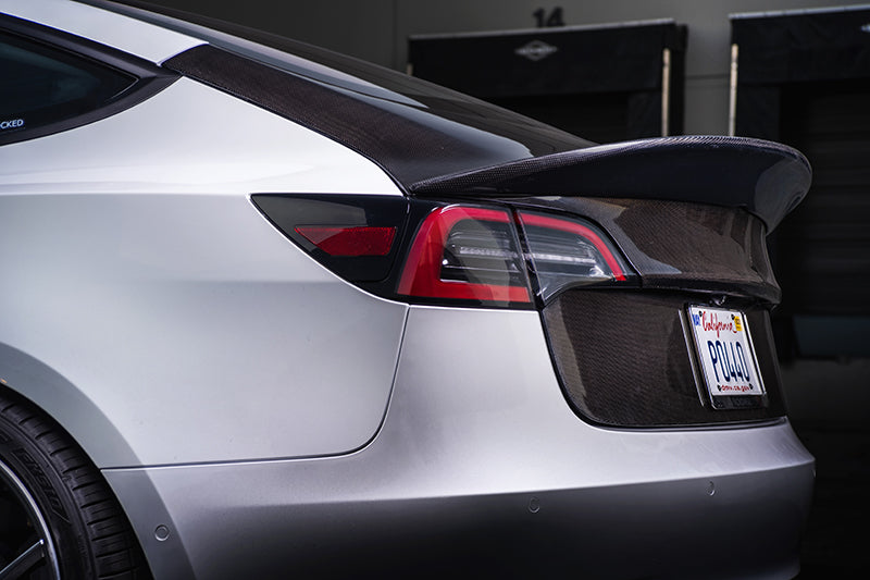 MAIER Carbon Fiber 7 Rear Spoiler Tesla Model 3 – EVANNEX Aftermarket Tesla  Accessories