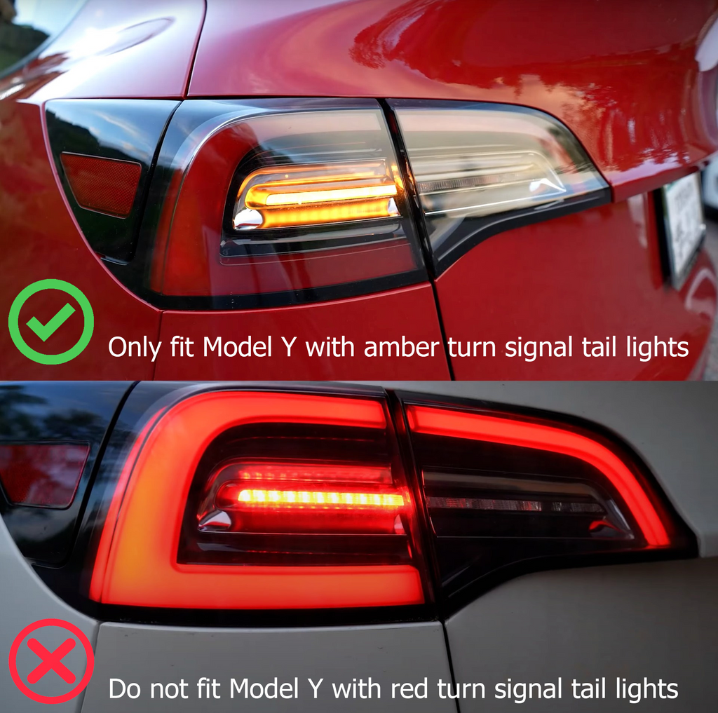 Tesla Rear Lights AlphaRex PRO-Series LED Tail Lights Red Smoke For 20-22 Tesla Model Y ...