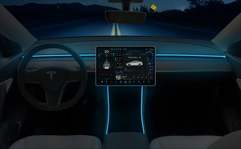 Interior Ambient Light for Tesla Model 3 and Model Y | Aftermarket Tesla Accessories