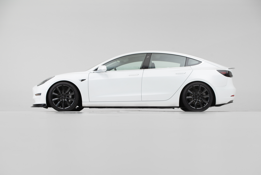 EVANNEX 19" Turbine Wheels - Satin Black For Tesla Model 3/Y Owners (Set of 4)