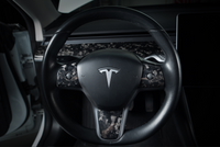 EVANNEX Tesla Model 3 & Y Carbon Fiber Steering Wheel Accents