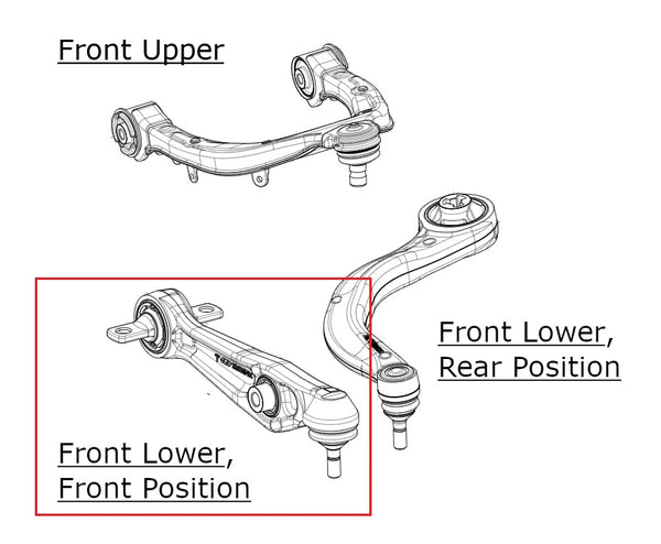 Front Lower Front Position Control Arm for Tesla Model Y