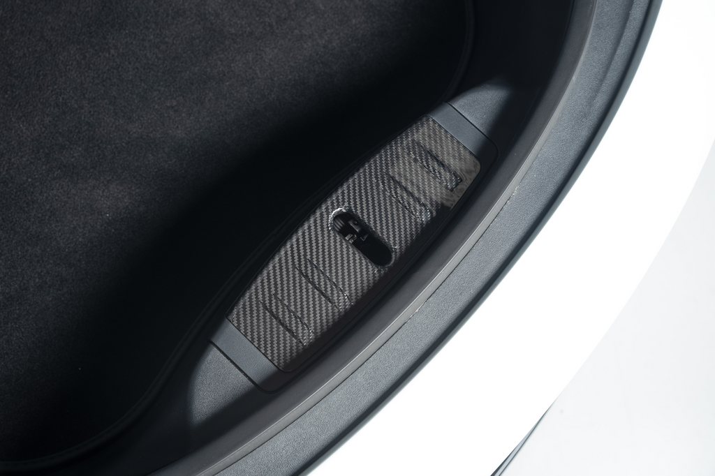 EVANNEX Tesla Model 3 Carbon Fiber Front Trunk Sill Plate Cover