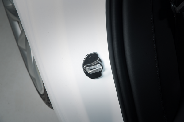 EVANNEX Carbon Fiber Door Lock Covers for Tesla Model 3 and Model Y