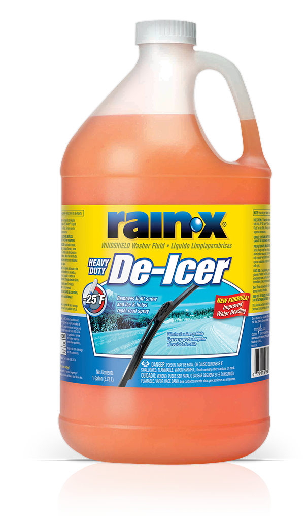 RainX De-Icer Windshield Washer Fluid - 1 Gallon for EV Owner