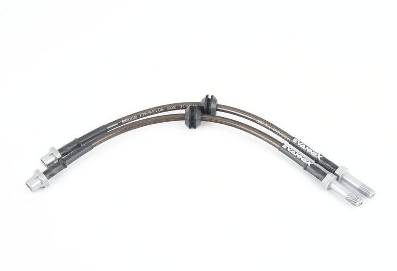 EVANNEX Front and Rear Stainless Steel Low-Profile Brake Lines for BMW i4