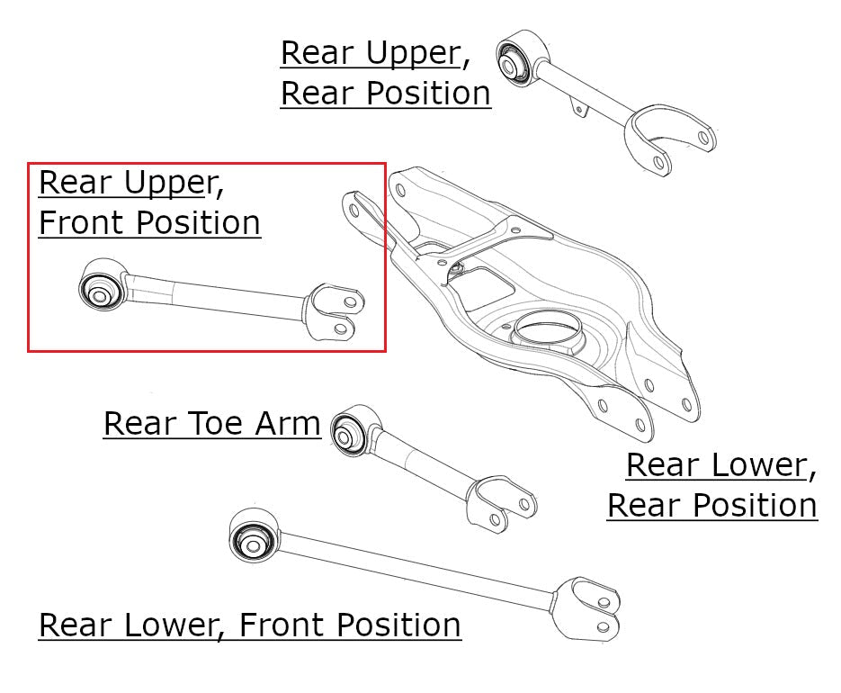Rear Upper Front Position Control Arm for Tesla Model Y