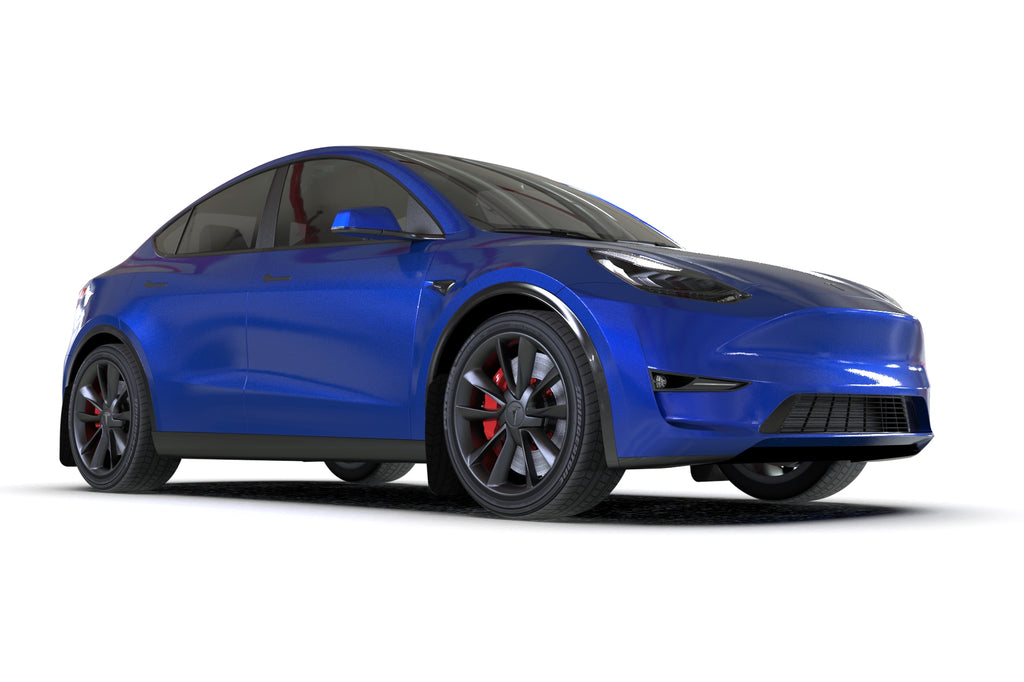 Rally Armor Premium Black Mud Flaps for Tesla Model Y