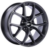 BBS SR 18x8 5x114.3 ET40 in Satin Grey for Tesla Model 3 and Y