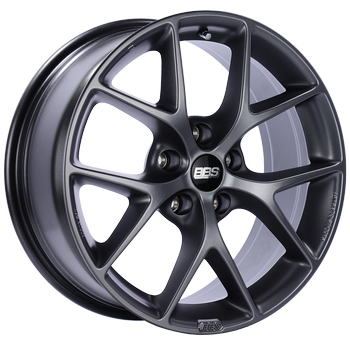BBS SR 18x8 5x114.3 ET40 in Satin Grey for Tesla Model 3 and Y